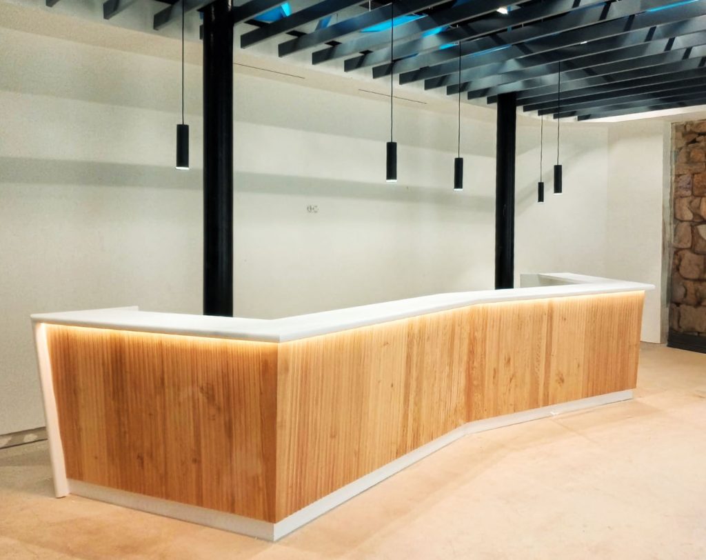 Mostrador solid surface