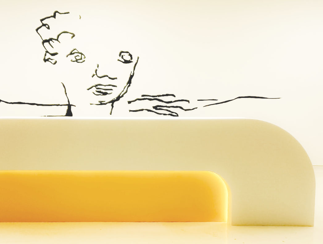 solid surface KRION en NIEMEYER fabricado por ILAELI